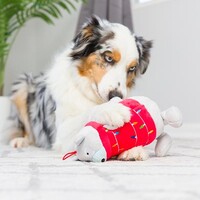 Lulubelles Power Plush Holiday Deck the Bear