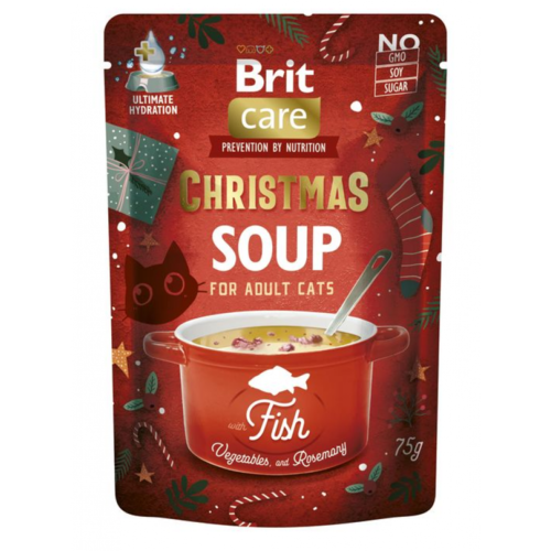 Brit Care Cat Soup Christmas Chicken & Fish 75 gram