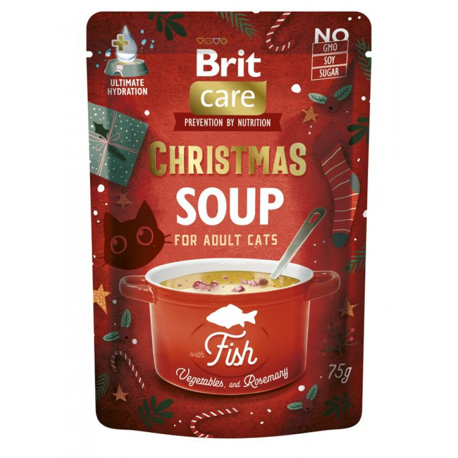Care Cat Soup Christmas Chicken & Fish 75 gram