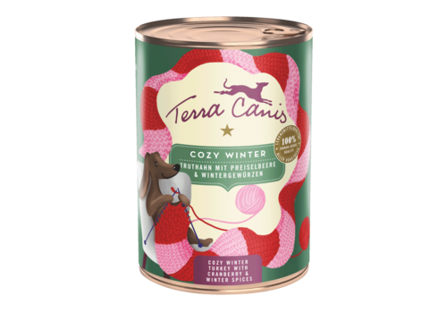 Terra Canis Cozy Winter Menu Kalkoen 400 gram Terra Canis Cozy Winter Menu Kalkoen 400 gram