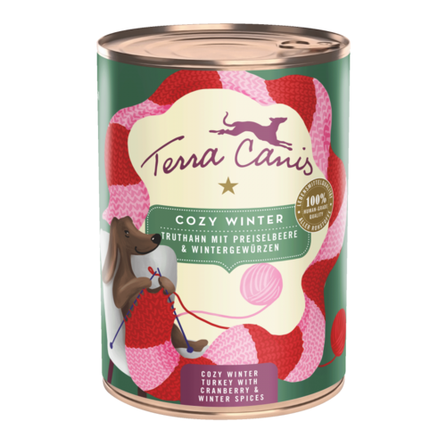 Terra Canis Cozy Winter Menu Kalkoen 400 gram