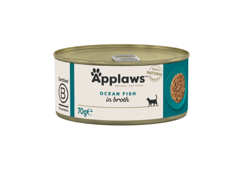 Applaws Cat Blikvoer Bouillon, oceaanvis