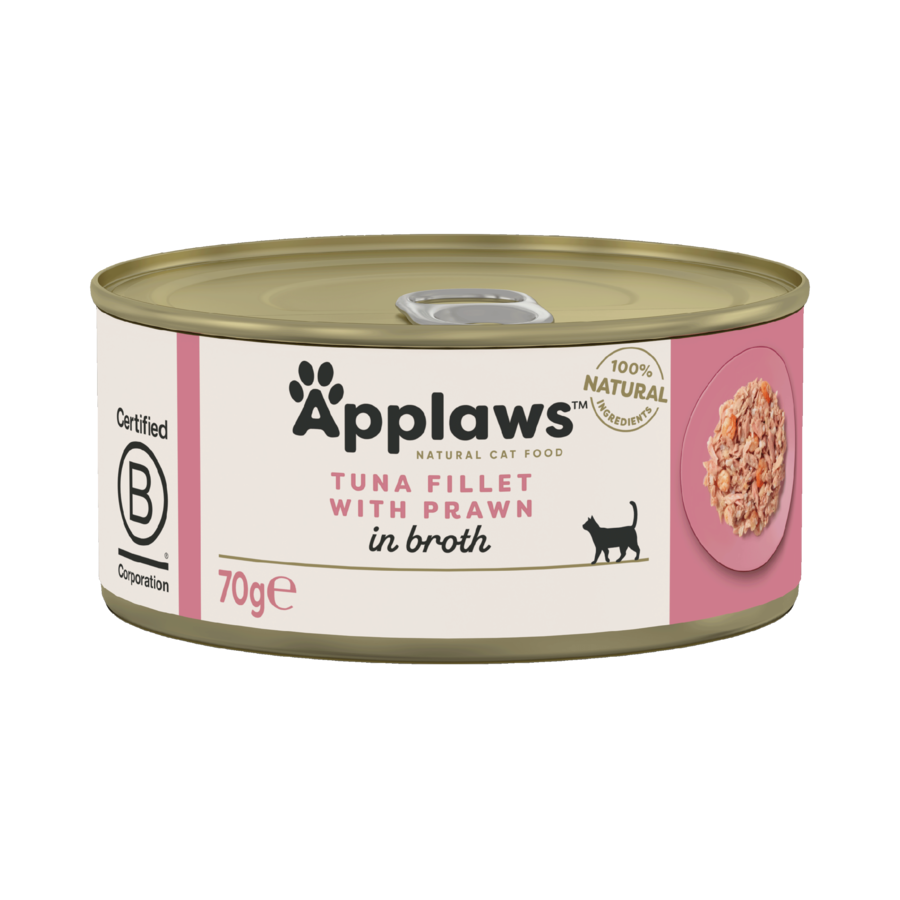 Cat Blikvoer Bouillon, tonijnfilet & garnaal