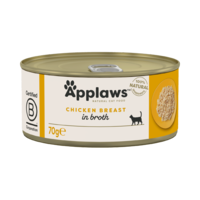 Cat Blikvoer Bouillon, kippenborst