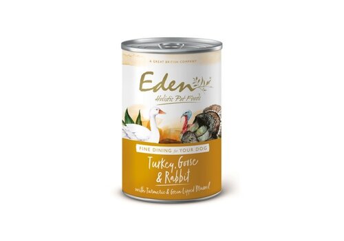 Eden Dog Wet Gourmet Turkey, Goose & Rabbit 400 gram
