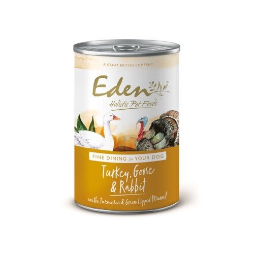Eden Dog Wet Gourmet Turkey, Goose & Rabbit 400 gram