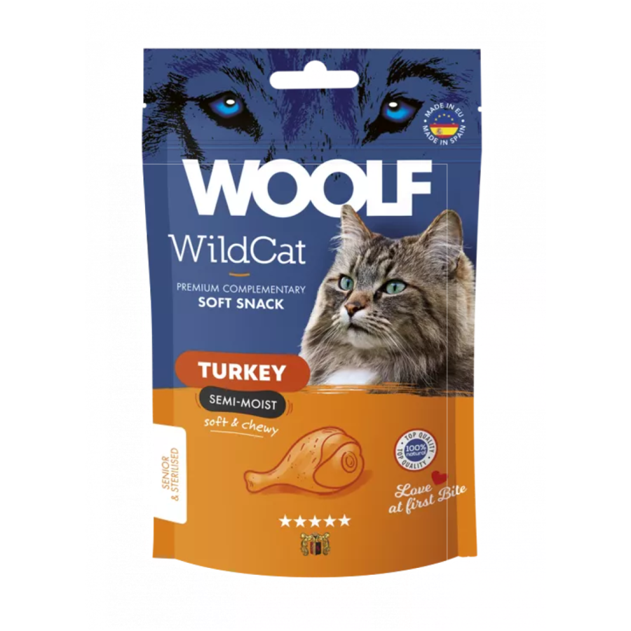 Wildcat Soft Snack Turkey 50 gram