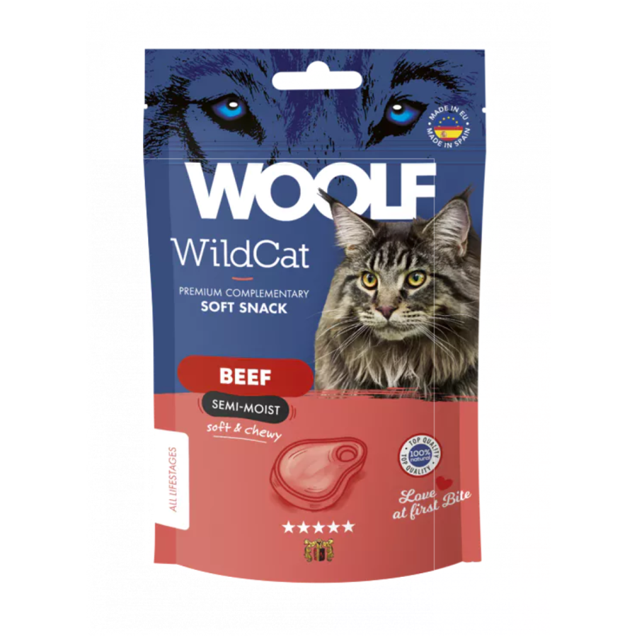 Wildcat Soft Snack Beef 50 gram