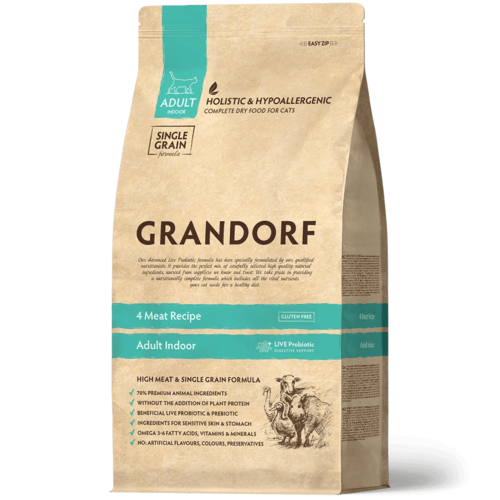 Grandorf Cat 4 Meat Adult Indoor