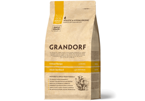 Grandorf Cat 4 Meat Adult Sterilized