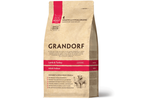 Grandorf Cat Lamb & Turkey Adult Indoor