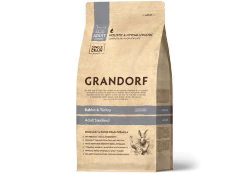 Grandorf Cat Rabbit & Turkey Adult Sterilized