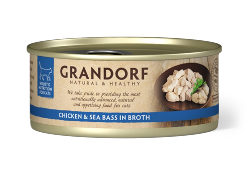 Grandorf Cat Chicken Breast & Seabass 70 gram