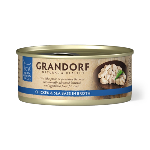 Grandorf Cat Chicken Breast & Seabass 70 gram