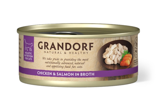 Grandorf Cat Chicken Breast & Salmon 70 gram