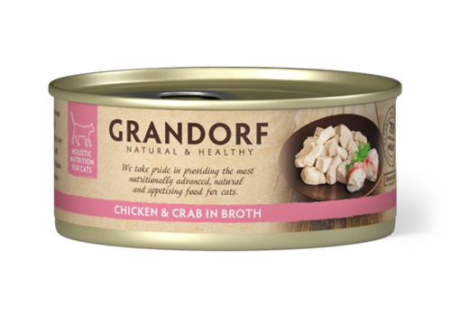 Grandorf Cat Chicken Breast & Crab Fillet 70 gram