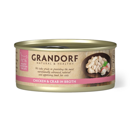 Grandorf Cat Chicken Breast & Crab Fillet 70 gram