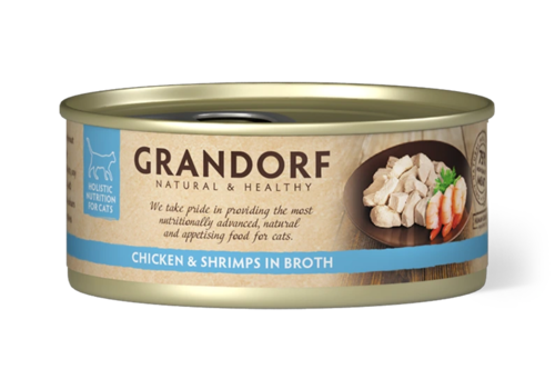 Grandorf Cat Chicken Breast & Shrimps 70 gram