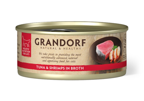 Grandorf Cat Tuna Fillet & Shrimps 70 gram