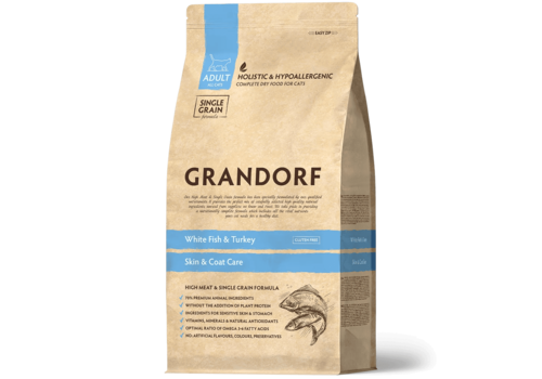 Grandorf Cat White Fish Adult Skin&Care