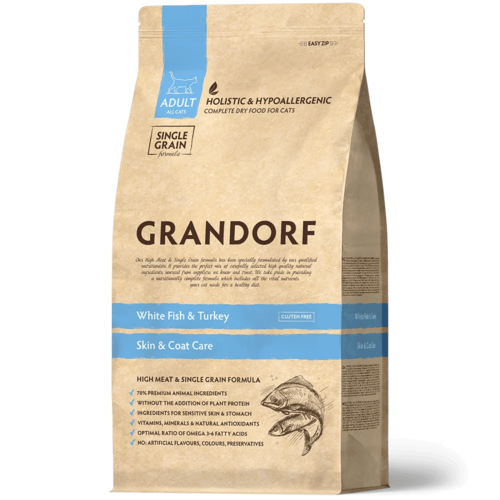Grandorf Cat White Fish Adult Skin&Care Grandorf Cat White Fish Adult Skin&Care