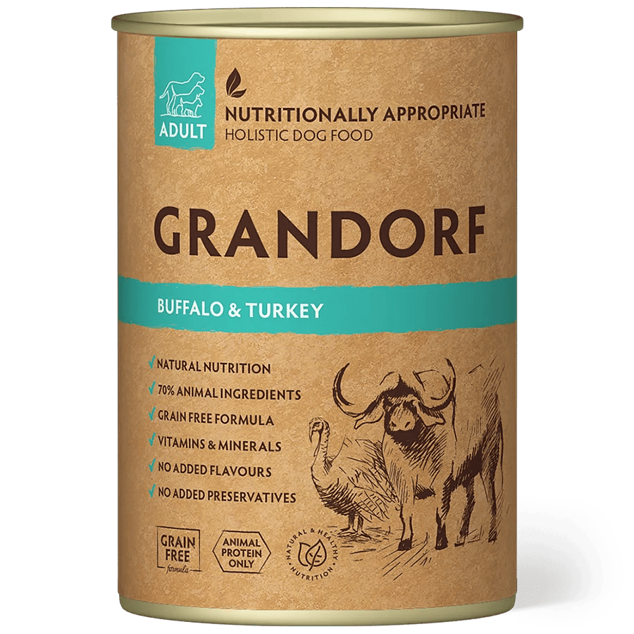 Natvoer Buffalo & Turkey Adult 400 gram