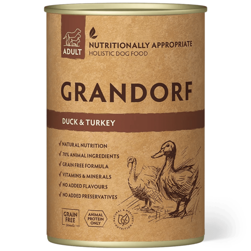 Grandorf Natvoer Duck & Turkey Adult 400 gram