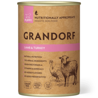 Natvoer Lamb & Turkey Puppy 400 gram