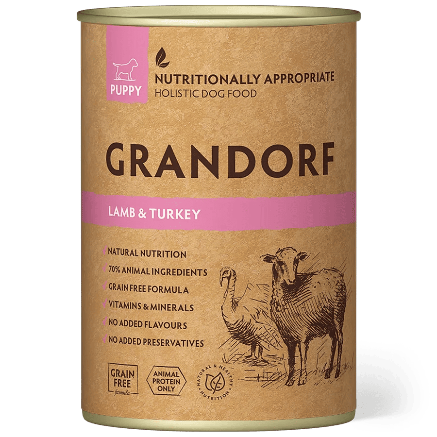 Natvoer Lamb & Turkey Puppy 400 gram