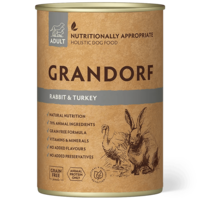 Natvoer Rabbit & Turkey Adult 400 gram