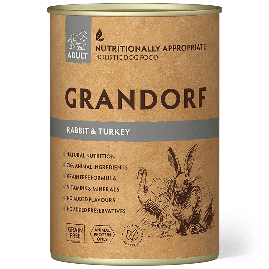 Natvoer Rabbit & Turkey Adult 400 gram