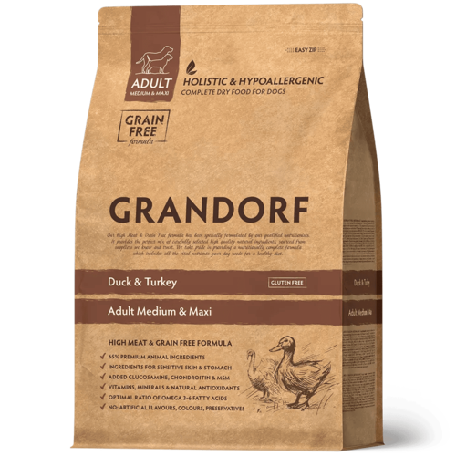 Grandorf Duck & Turkey Adult Medium & Maxi Grandorf Duck & Turkey Adult Medium & Maxi