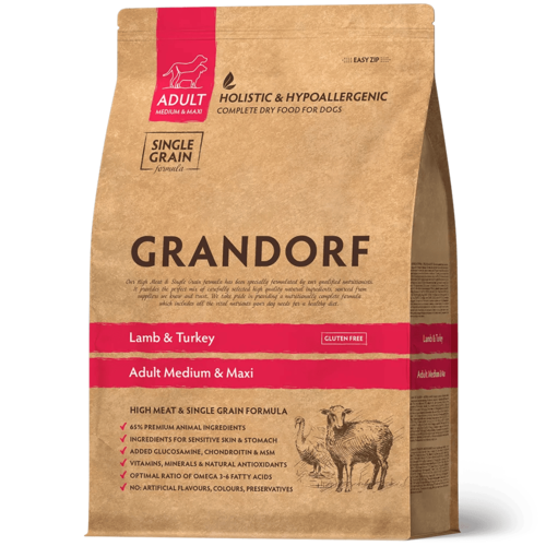 Grandorf Lamb & Turkey Adult Medium & Maxi Grandorf Lamb & Turkey Adult Medium & Maxi