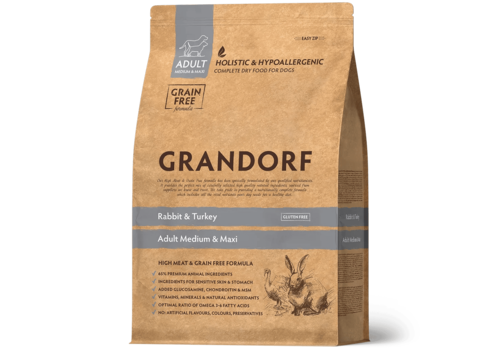 Grandorf Rabbit & Turkey Adult Medium & Maxi