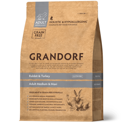 Grandorf Rabbit & Turkey Adult Medium & Maxi Grandorf Rabbit & Turkey Adult Medium & Maxi