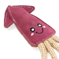 EcoZippy Suede & Rope Buddies Squid