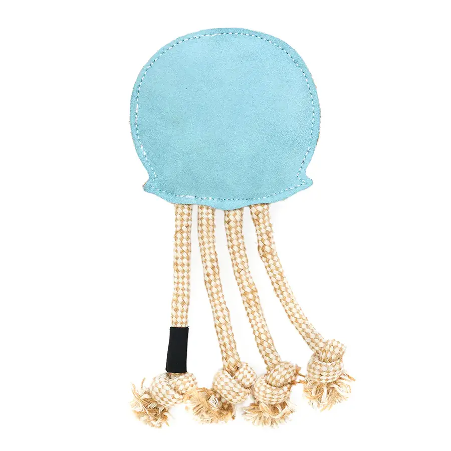EcoZippy Suede & Rope Buddies Jellyfish