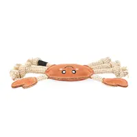 EcoZippy Suede & Rope Buddies Crab