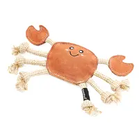 EcoZippy Suede & Rope Buddies Crab