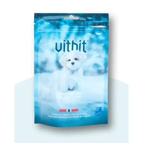 Vitbit Tornadogs Mini Cod Skin Chew 70 gram Vitbit Tornadogs Mini Cod Skin Chew 70 gram