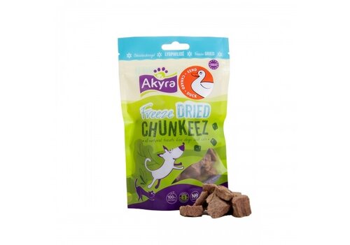 Akyra Freeze Dried Chunkeez Eend 60 gram