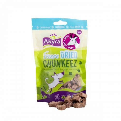 Akyra Freeze Dried Chunkeez Hert 60 gram