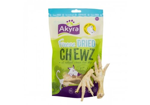 Akyra Freeze Dried Chewz Kippenpoten 150 gram