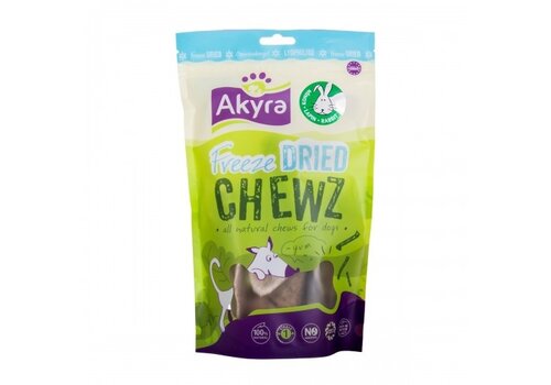 Akyra Freeze Dried Chewz Konijnenoren 100 gram