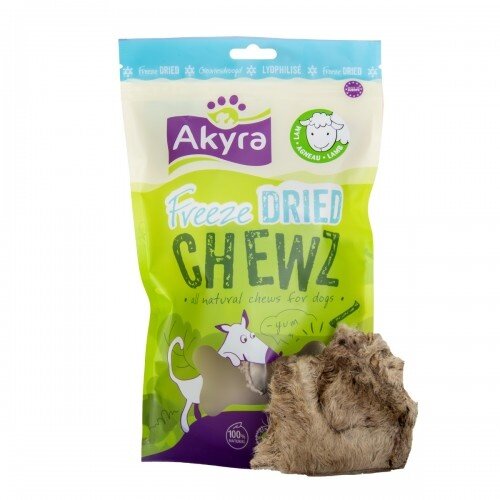 Akyra Freeze Dried Chewz Lamskophuid 100 gram
