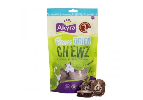 Akyra Freeze Dried Chewz Struisvogelnek 150 gram