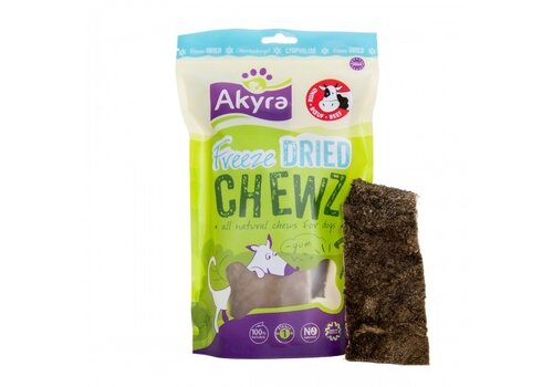 Akyra Freeze Dried Chewz Runderpens 100 gram