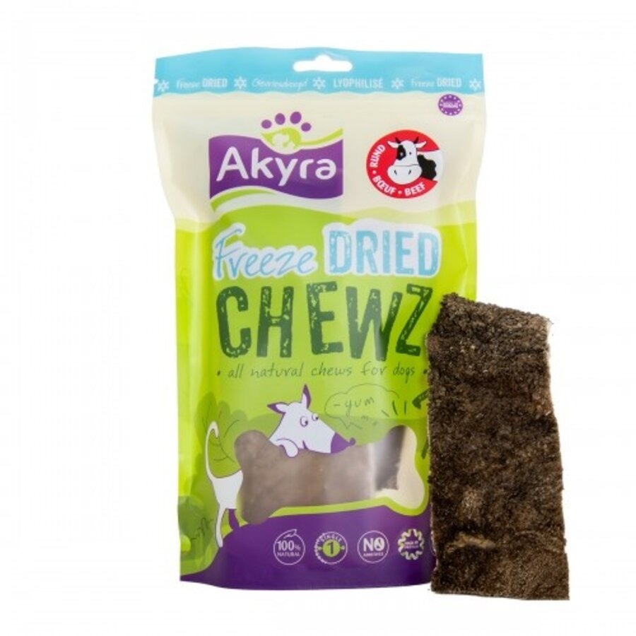 Freeze Dried Chewz Runderpens 100 gram