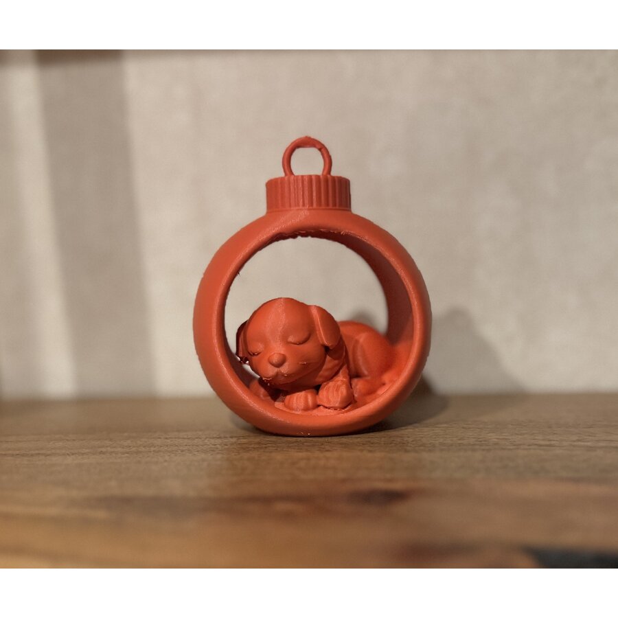 Christmas Slumber Dog in Ornament Assorti