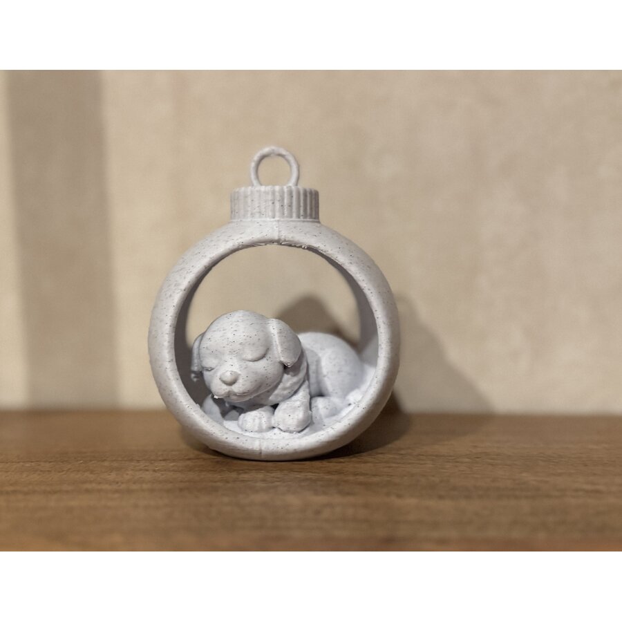 Christmas Slumber Dog in Ornament Assorti